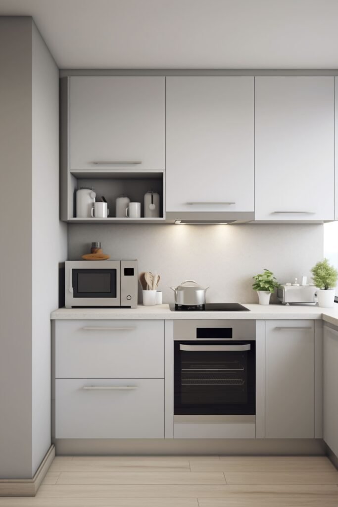 small kitchen organization

